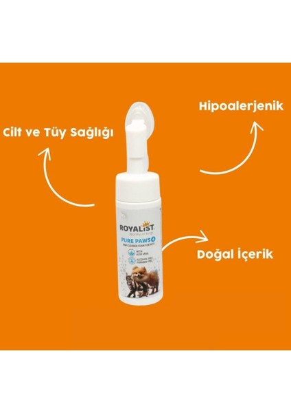 Pure Paws+ Evcil Dostunuzun Patileri Için Aloe Veralı Temizleyici Köpük fiyatları