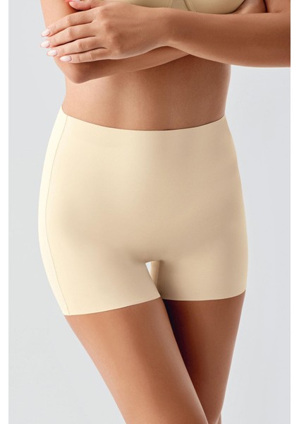 Toparlayıcı Normal Bel Mini Lazer Kesim Ten Rengi Korse Şort OL.01.NB.9205 fiyatları