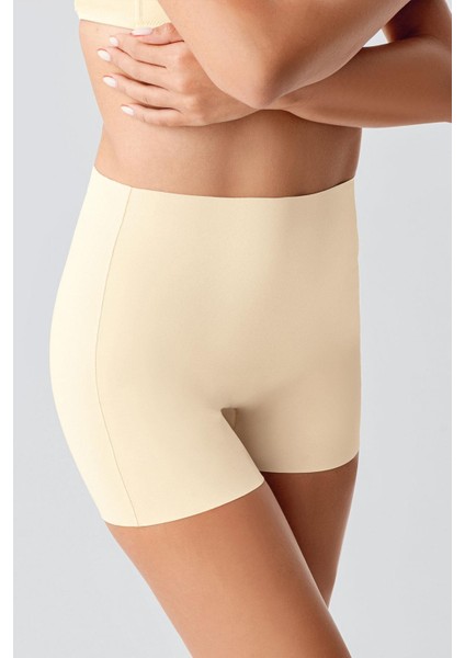 Toparlayıcı Normal Bel Mini Lazer Kesim Ten Rengi Korse Şort OL.01.NB.9205 fırsatları