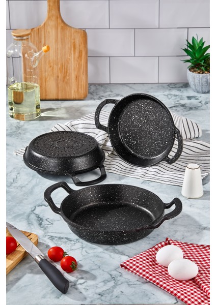 Üçlü Sahan Set ( 18-20-22 cm )