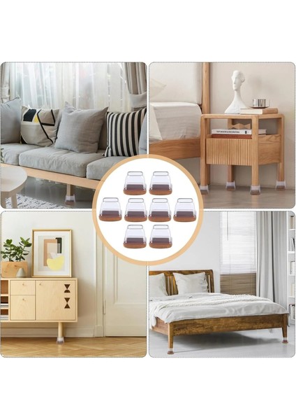 4’lü Keçeli Mobilya Ayağı Koruyucu Silikon – Kaydırmaz ve Çizilmez Sandalye & Masa Ayağı Koruyucu fiyatları