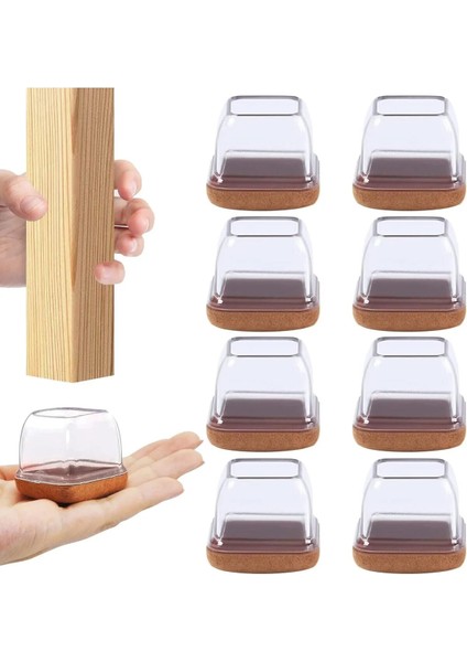 4’lü Keçeli Mobilya Ayağı Koruyucu Silikon – Kaydırmaz ve Çizilmez Sandalye & Masa Ayağı Koruyucu indirimleri