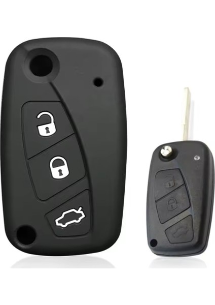Silikon Anahtar Kılıfı Fiat Fiorino Uyumlu Cn