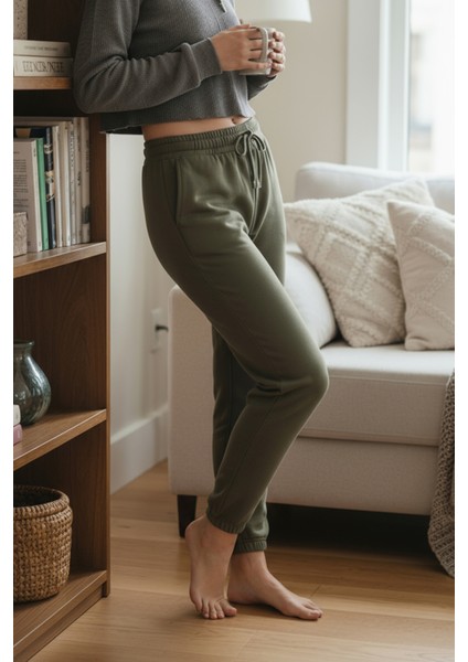 Jogger Paça Eşofman Altı Yeşil 3013 indirimleri