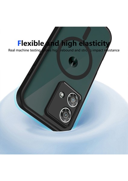 Motorola Edge 40 Neo Kılıf, Manyetik Yarı Saydam Mat Darbeye Dayanıklı ve Parmak Izi Önleyici Koruyucu Kılıf-Siyah (Yurt Dışından) fırsatları