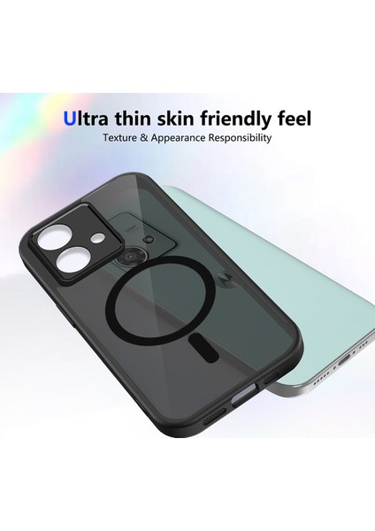 Motorola Edge 40 Neo Kılıf, Manyetik Yarı Saydam Mat Darbeye Dayanıklı ve Parmak Izi Önleyici Koruyucu Kılıf-Siyah (Yurt Dışından) indirimleri