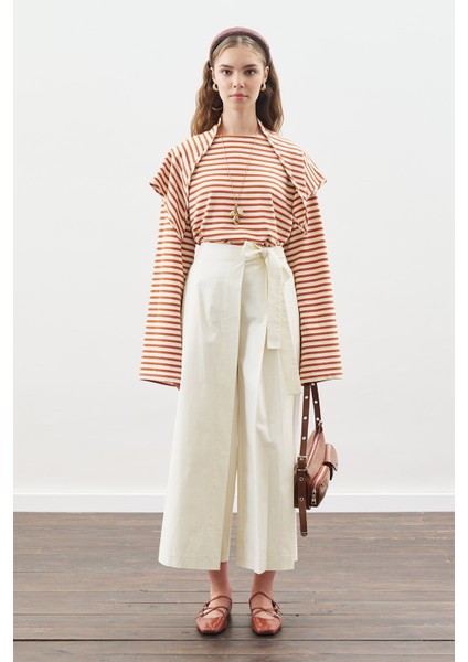 Etek Görünümlü Pantolon Ekru fiyatları