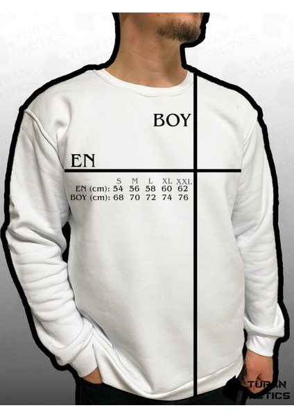 Kartal Kurt Baskılı Oversıze Sweatshırt (Unısex) fırsatları