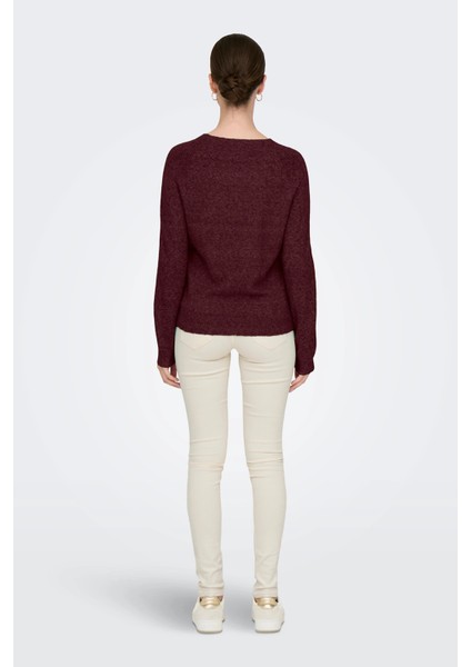 Onlrica Regular Fit Bisiklet Yaka Kazak Bayan Kazak 15204279 fiyatları