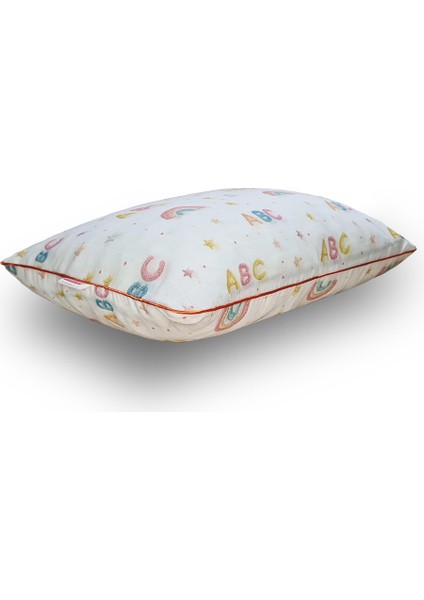 Müslin Kumaşlı Ortopedik Çocuk Yastığı,visco Parçacıklı Pamuk Kılıflı 40*60 *1100 Gr(Abc)