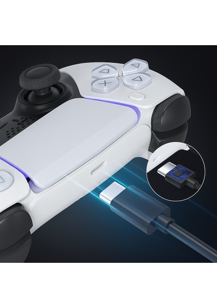 Ps5 Pro / Slim Uyumlu Oyun Kolu Şarj Kablosu – Type-C Hızlı Şarj & Veri Aktarım Kablosu (3A, Uzun Dayanıklı Kablo, Dualsense / Xbox / Switch Uyumlu) fırsatları