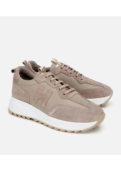 01AYH314510A450 KADIN Süet Deri Bej Comfort Spor Ayakkabı fiyatları