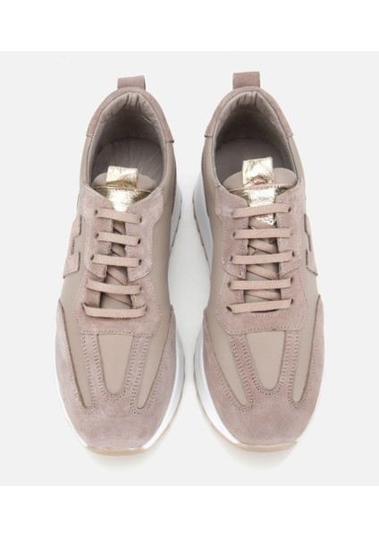 01AYH314510A450 KADIN Süet Deri Bej Comfort Spor Ayakkabı