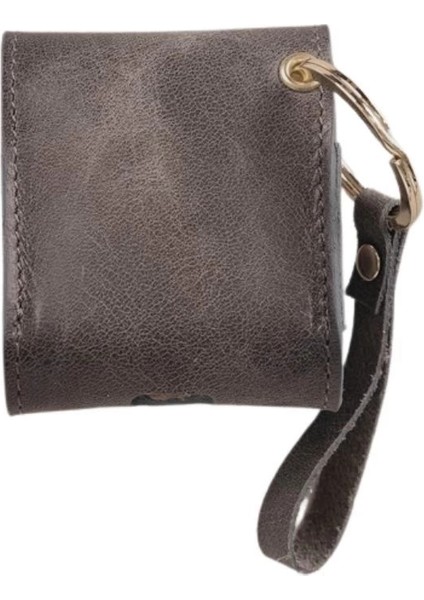 Apple Airpods 2.nesil Uyumlu Deri Kılıf Mai Snap VS05 Gri fiyatları