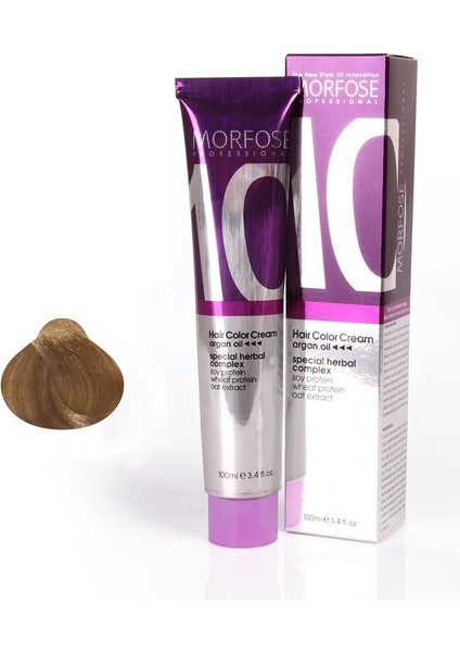 10 Saç Boyası 100ML / 8.21 Açık Kumral Irize Küllü