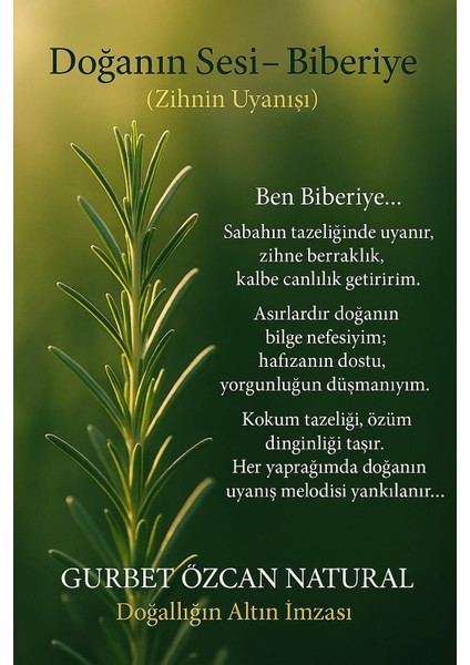 Biberiye Yağı %100 Saf Doğal Seyreltilmemiş (Rosemary Oil) 10ML fırsatları