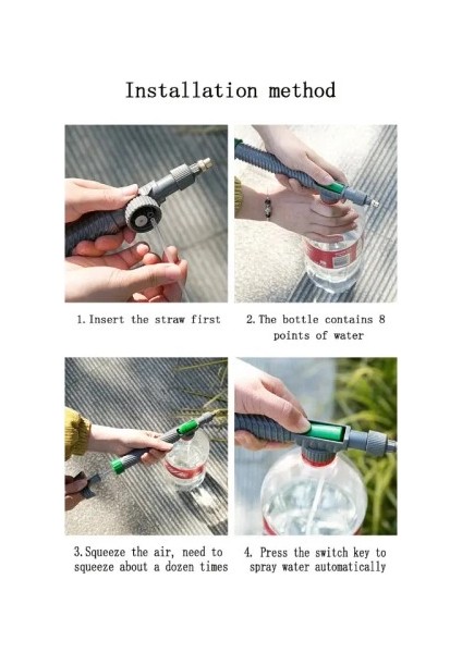 Basınçlı Yıkama Sulama Tabancası modelleri