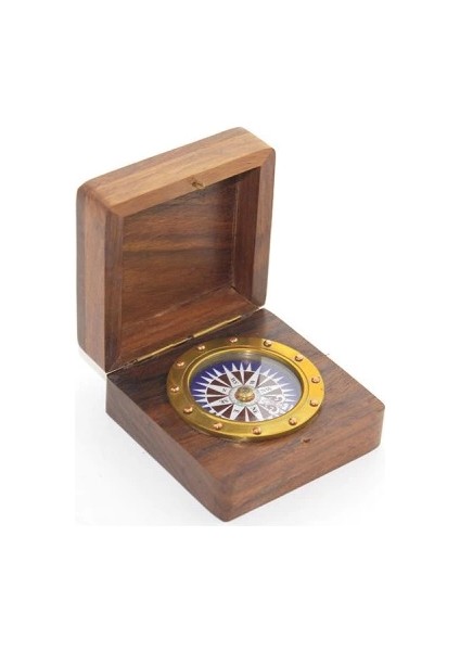 Kutulu Pirinç Pusula Model 2