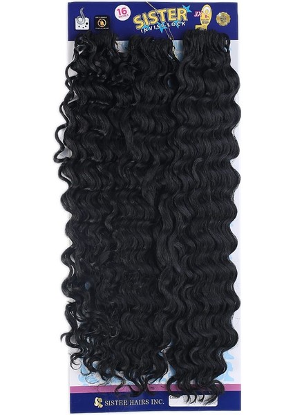 Afro Dalgası Saç/siyah 1