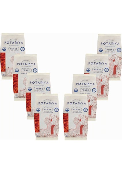 Glutensiz Konvansiyonel Kırmızı Mercimek Penne X8