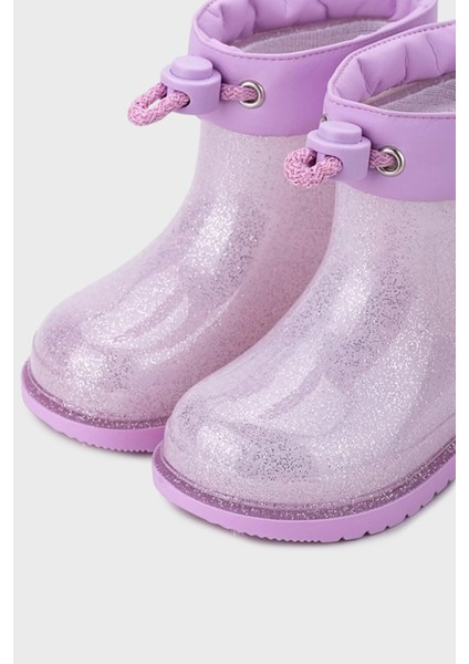 Bimbi Unicornio Bağcık Detaylı Simli Yağmur Çizmesi Kız Çocuk Yağmur Çizmesi W10339 fiyatları