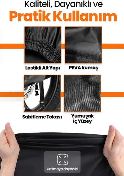 Siyah Peugeot Django 50 Uyumlu Motor Branda, Koruyucu Örtü, Motosiklet Brandası modelleri