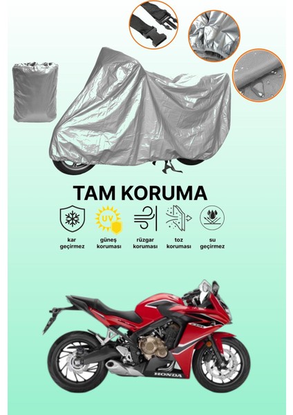 Gri Honda Cbr 600 F Uyumlu Motosiklet Brandası, Koruyucu Örtü, Motor Branda