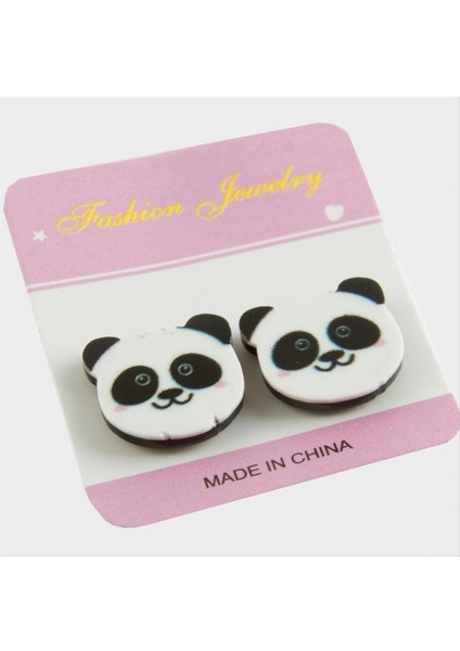 Panda Mıknatıslı Plastik Çocuk Küpesi fiyatları