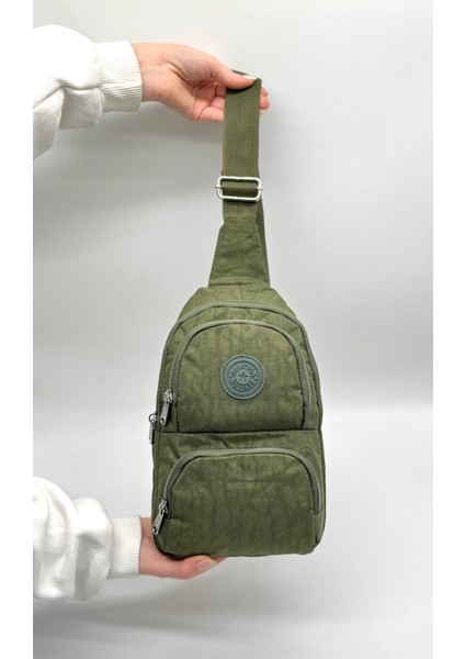 Su Geçirmez Kumaş Haki Unisex Body Bag Çapraz Omuz Çantası fiyatları