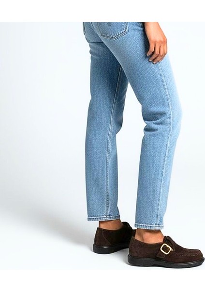 Kahve Süet Hakiki Deri Tokalı ve Lastikli Kadın Casual Ayakkabı fırsatları