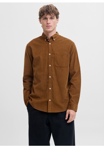 Normal Kahve Erkek Gömlek 12278967_JJECLASSIC Cord Shırt L/s modelleri