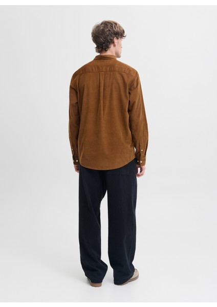 Normal Kahve Erkek Gömlek 12278967_JJECLASSIC Cord Shırt L/s indirimleri