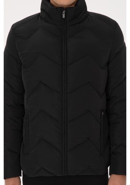 Erkek Siyah Mont 50311643-VR046