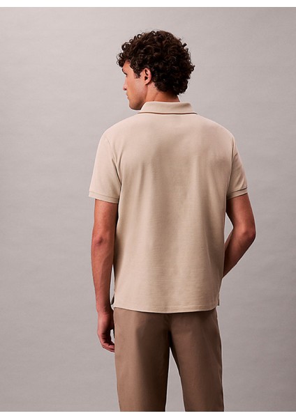 Kahve Erkek Polo T-Shirt LV04LC239GGPF_SS Refıned Pıque Tıpp fırsatları