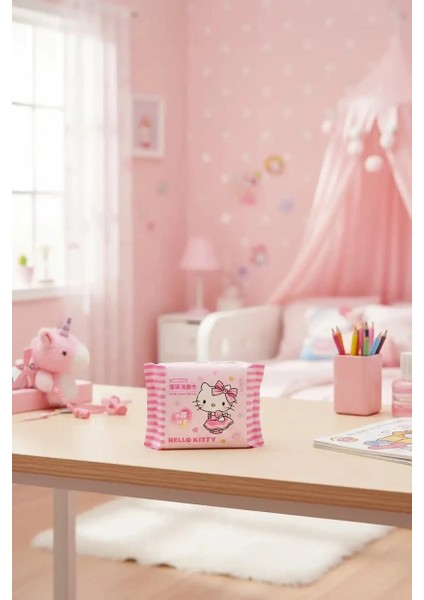 Sanrio Lisanslı Hello Kitty Inci Dokulu Kuru Mendil (25 Mendil) fiyatları