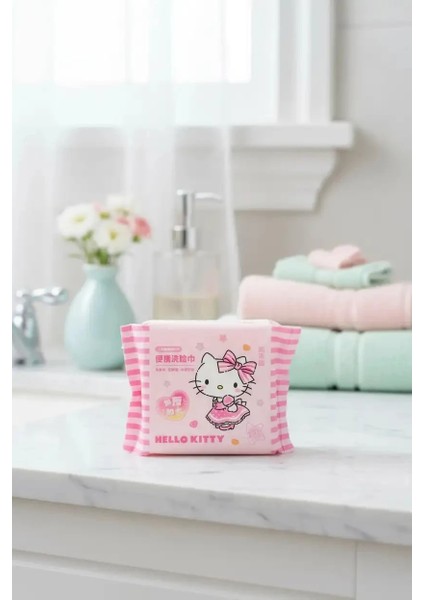Sanrio Lisanslı Hello Kitty Inci Dokulu Kuru Mendil (25 Mendil) modelleri