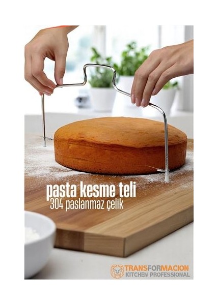 Pasta Kesme Teli - Pasta Dilimleyici