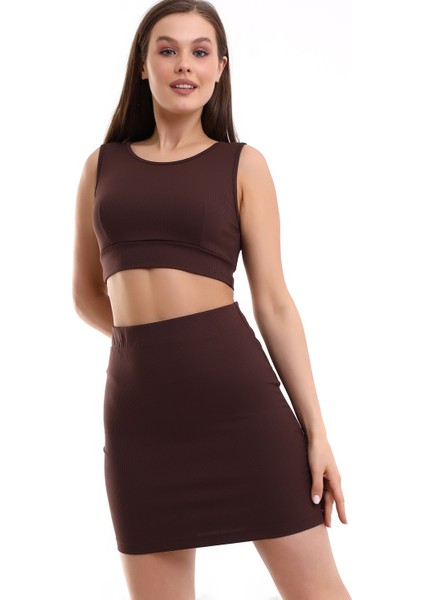 Compack Etek-Crop Bluz Takım Fitilli fırsatları