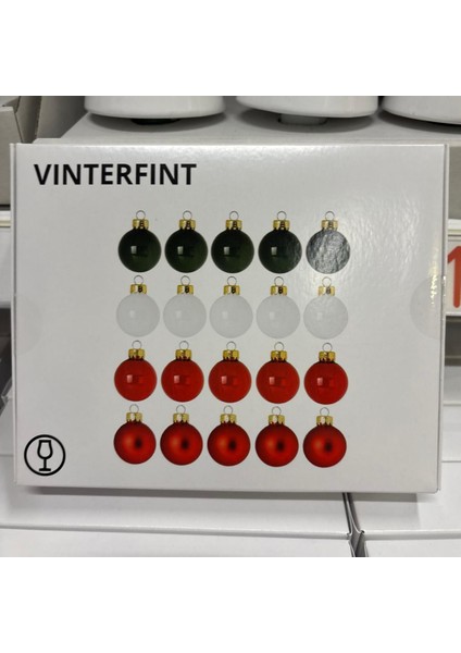 Yılbaşı Ağaç Süsü, Çok Renkli, 3.5 cm x 20 Adet fiyatları