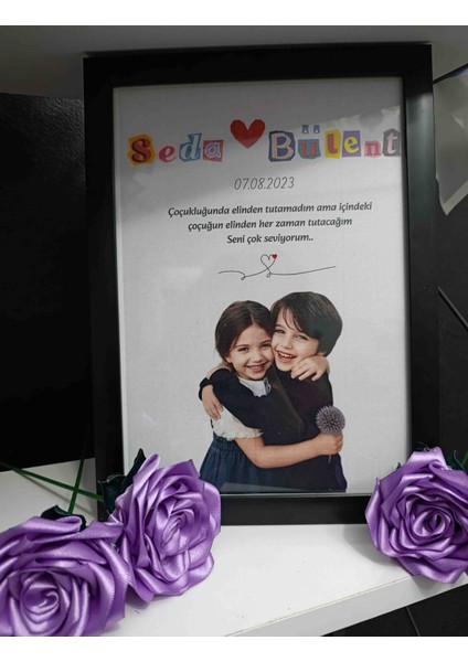 Kişiye Özel Tasarım Love Çerçeve