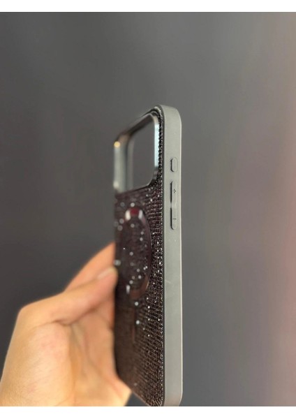 Iphone 17 Uyumlu Sert ve Içi Kadife Taşlı Magsafe Kılıf Roselix fiyatları
