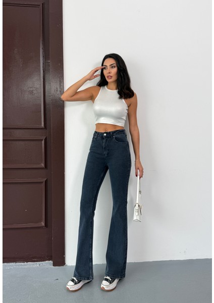 N76 Slim Fit Spanyol Paça Jean