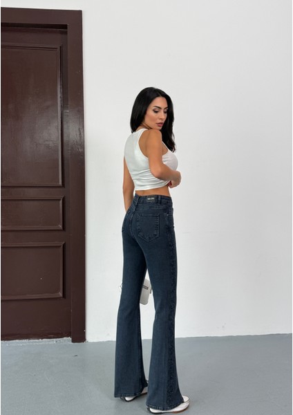 N76 Slim Fit Spanyol Paça Jean