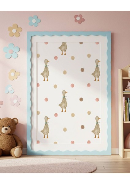 Vintage Ördek Dijital Baskı Vintage Poster (Çerçevesiz) modelleri