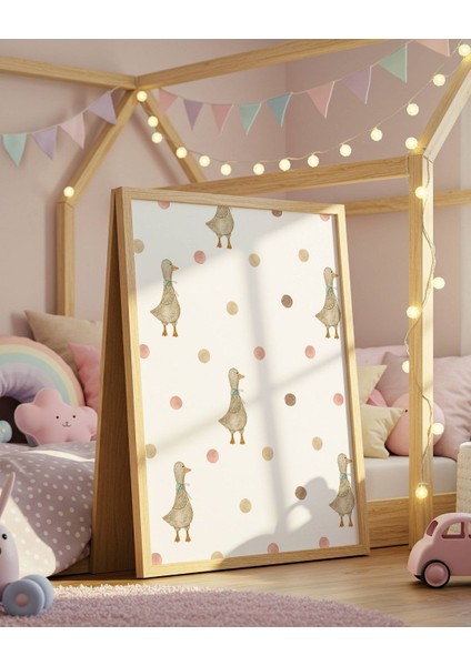 Vintage Ördek Dijital Baskı Vintage Poster (Çerçevesiz) indirimleri