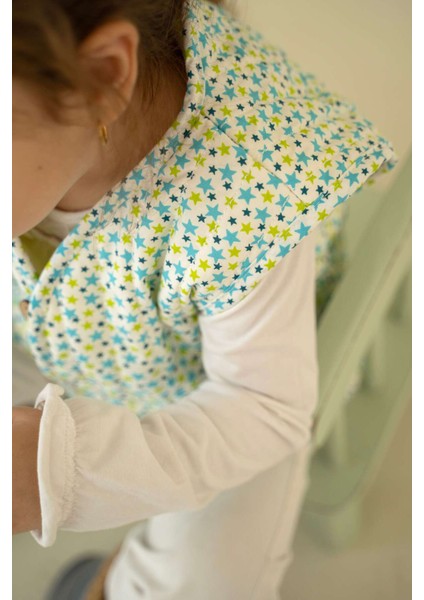 Yıldız Desenli Peluş Bebek Yeleği modelleri