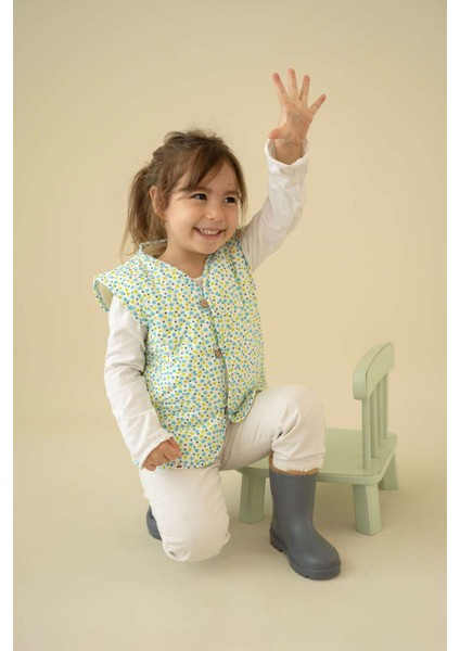 Yıldız Desenli Peluş Bebek Yeleği fırsatları