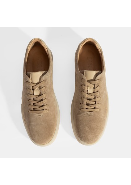 Erkek Vizon Bağcıklı Süet Günlük Ayakkabı