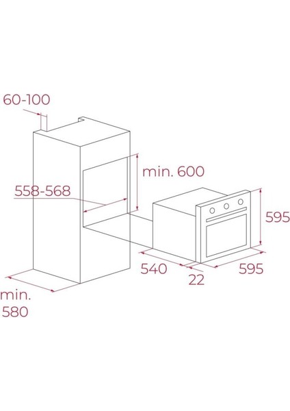 Hak 625 Bk Börek Şefim Siyah Ankastre Fırın fiyatları