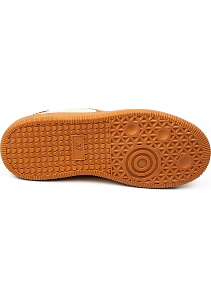 170 Moda Arena Bej Süet Deri Kadın Sneaker indirimleri